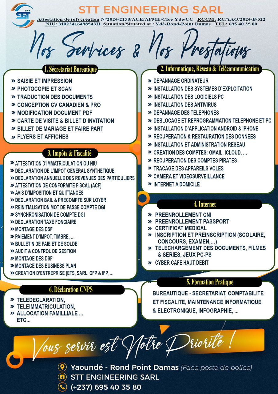 Nos Services & Prestations Totales